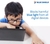 Blue Shield (Zero Power) Kids Computer Glasses : Rectangle Pink Acetate Large 61409AF