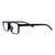 Blue Shield (Zero Power) Computer Glasses: Full Rim Rectangle Black TR90 Medium 29550B