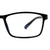 Blue Shield (Zero Power) Computer Glasses: Full Rim Rectangle Black TR90 Medium 29550B