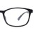 Blue Shield (Zero Power) Computer Glasses: Full Rim Oval Black TR90 Medium 49120B