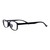Blue Shield (Zero Power) Computer Glasses: Full Rim Oval Black TR90 Medium 49121B