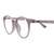 Blue Shield (Zero Power) Computer Glasses: Full Rim Round Pink TR90 Medium 29553B