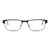 Full Rim Stainless steel Rectangle Black Medium Unofficial UNOT0008 Eyeglasses