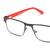 Full Rim Stainless steel Rectangle Black Medium Unofficial UNOT0008 Eyeglasses