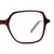 Full Rim Acetate Square Red Female Medium Sensaya SYKF06 Eyeglasses