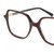 Full Rim Acetate Square Red Female Medium Sensaya SYKF06 Eyeglasses
