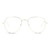 Full Rim Stainless steel Aviator Gold Medium Unofficial UNOM0072 Eyeglasses