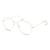 Full Rim Stainless steel Aviator Gold Medium Unofficial UNOM0072 Eyeglasses
