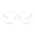 Full Rim Stainless steel Square Gold Large Unofficial UNOF0305 Eyeglasses