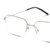 Half Rim Titanium Rectangle Silver Medium Heritage HEOM5028 Eyeglasses