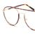 Full Rim Stainless steel Round Brown Male Medium Sensaya SYOM0006 Eyeglasses