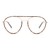 Full Rim Stainless steel Round Brown Male Medium Sensaya SYOM0006 Eyeglasses