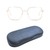 Full Rim Stainless steel Square Pink Female Medium Unofficial UNOF0074 Eyeglasses