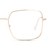 Full Rim Stainless steel Square Pink Female Medium Unofficial UNOF0074 Eyeglasses