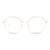 Full Rim Stainless steel Round Pink Female Medium Unofficial UNOF0189 Eyeglasses