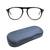 Full Rim Acetate Aviator Blue Male Medium Unofficial UNOM0157 Eyeglasses