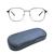 Full Rim Stainless steel Square Black Male Large Unofficial UNOM0258 Eyeglasses