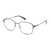 Full Rim Stainless steel Square Black Male Large Unofficial UNOM0258 Eyeglasses