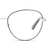 Full Rim Stainless steel Cat Eye Black Female Medium Unofficial UNOF0282 Eyeglasses