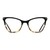 Full Rim Acetate Cat Eye Brown Female Medium Sensaya SYOF0016 Eyeglasses