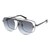 Full Rim Stainless steel Aviator Grey Medium Unofficial UNOM0250 Sunglasses