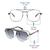 Full Rim Stainless steel Aviator Grey Medium Unofficial UNOM0250 Sunglasses