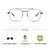 Full Rim Stainless steel Aviator Grey Medium Unofficial UNOM0250 Sunglasses