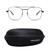 Full Rim Stainless steel Aviator Grey Medium Unofficial UNOM0250 Sunglasses