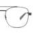 Full Rim Stainless steel Aviator Grey Medium Unofficial UNOM0250 Sunglasses