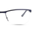 Half Rim Stainless steel Rectangle Blue Male Large Unofficial UNOM0086 Eyeglasses