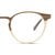 Full Rim Stainless steel Round Brown Male Small Heritage HEOM5041 Eyeglasses