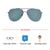 Yellow Revo Gun Metal Aviator Sunglasses 12090