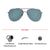 Yellow Revo Gun Metal Aviator Sunglasses 12090