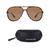 Brown Aviator Sunglasses 12091P