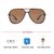 Brown Aviator Sunglasses 12091P