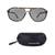 Grey Brown Aviator Sunglasses 12095P