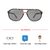 Grey Brown Aviator Sunglasses 12095P
