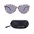 Grey Print Cat Eye Sunglasses 41428P
