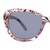 Grey Print Cat Eye Sunglasses 41428P