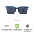 Blue Rectangle Sunglasses 72102
