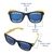 Blue Rectangle Sunglasses 51213