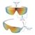 Grey Clear Aviator Sunglasses 51215