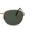 Gold Oval Sunglasses for Men
