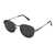 Metallic Oval Sunglasses for Men