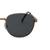Metallic Oval Sunglasses for Men