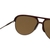 Brown Pilot Sunglasses for Unisex