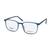 Blue Rectangle Frame for Unisex PopVue