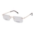 Gold Rectangle Frame for Men ELITE