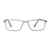 Grey Rectangle Computer Glasses for Unisex Screen Pro