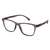 Light Brown Rectangle Computer Glasses for Unisex Screen Pro